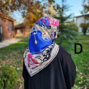 روسری ابریشم قواره ۱۱۰ نجم بانو