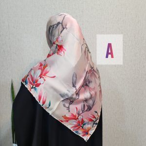 روسری ابریشم کوتاه مجلسی نجم بانو