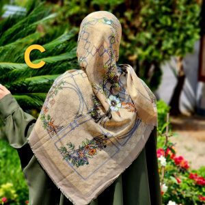 روسری نخ پنبه اورجینال نجم بانو