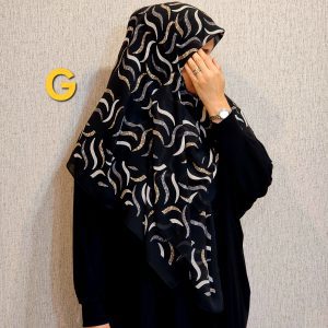 روسری کرپ حریر محرم نجم بانو