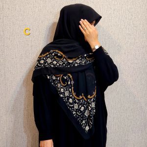 روسری کرپ حریر محرم نجم بانو